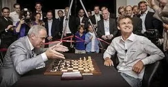 Magnus Carlsen vs Garry Kasparov 2004