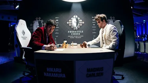 Hikaru Nakamura vs Magnus Carlsen au Freestyle Chess Grand Slam Las Vegas 2025